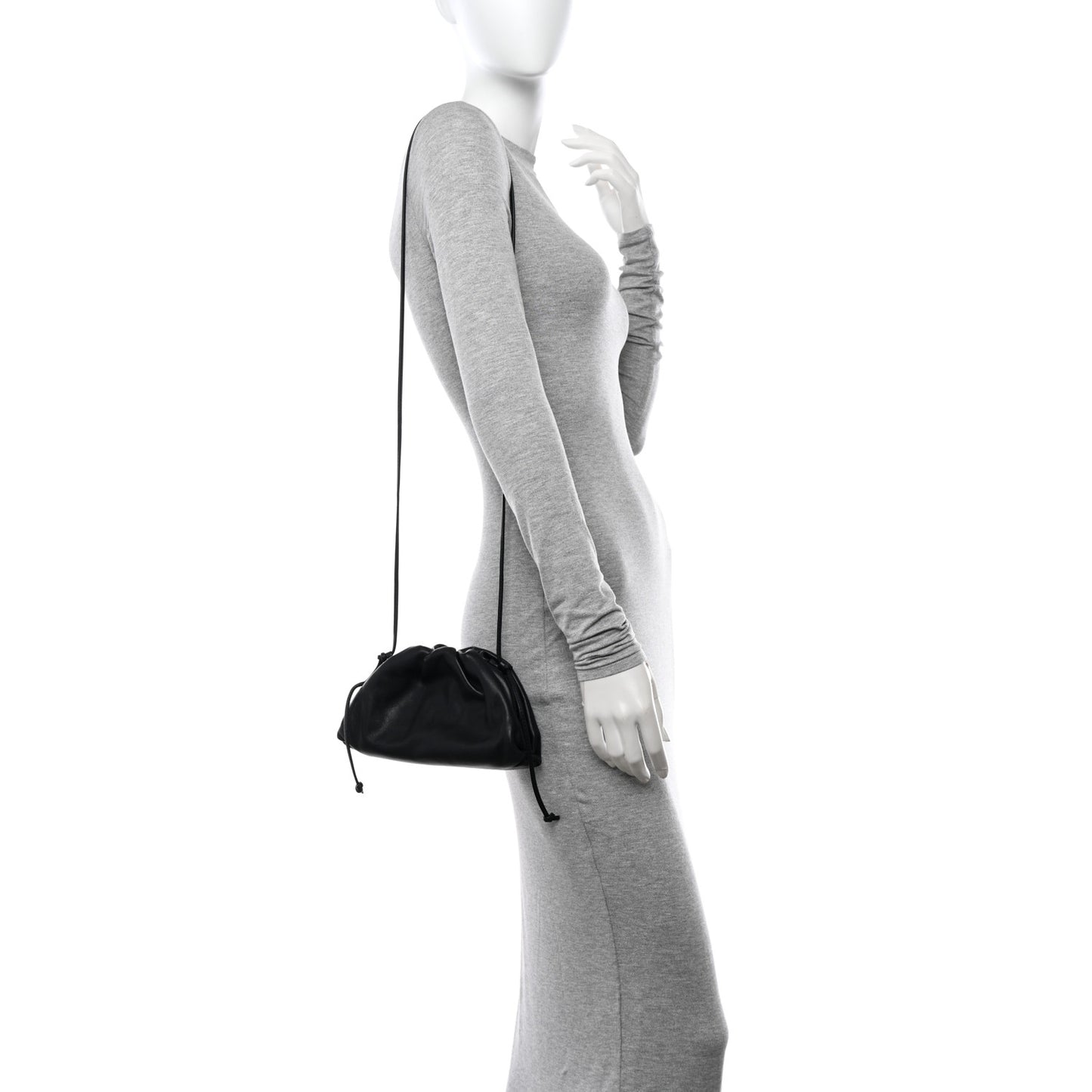 Butter Calfskin The Mini Pouch Black