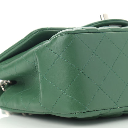 Chanel Lambskin Quilted Mini Square Flap Green 8 of 10