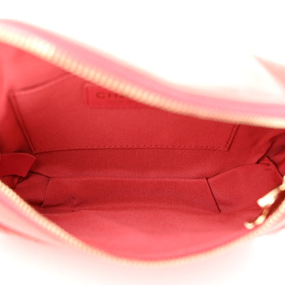 Chanel Crumpled Lambskin Quilted Bi Waist Bag Fanny Pack Pink 5 of 10