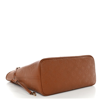 Louis Vuitton Empreinte Monogram Giant Neverfull MM Cognac 5 of 12