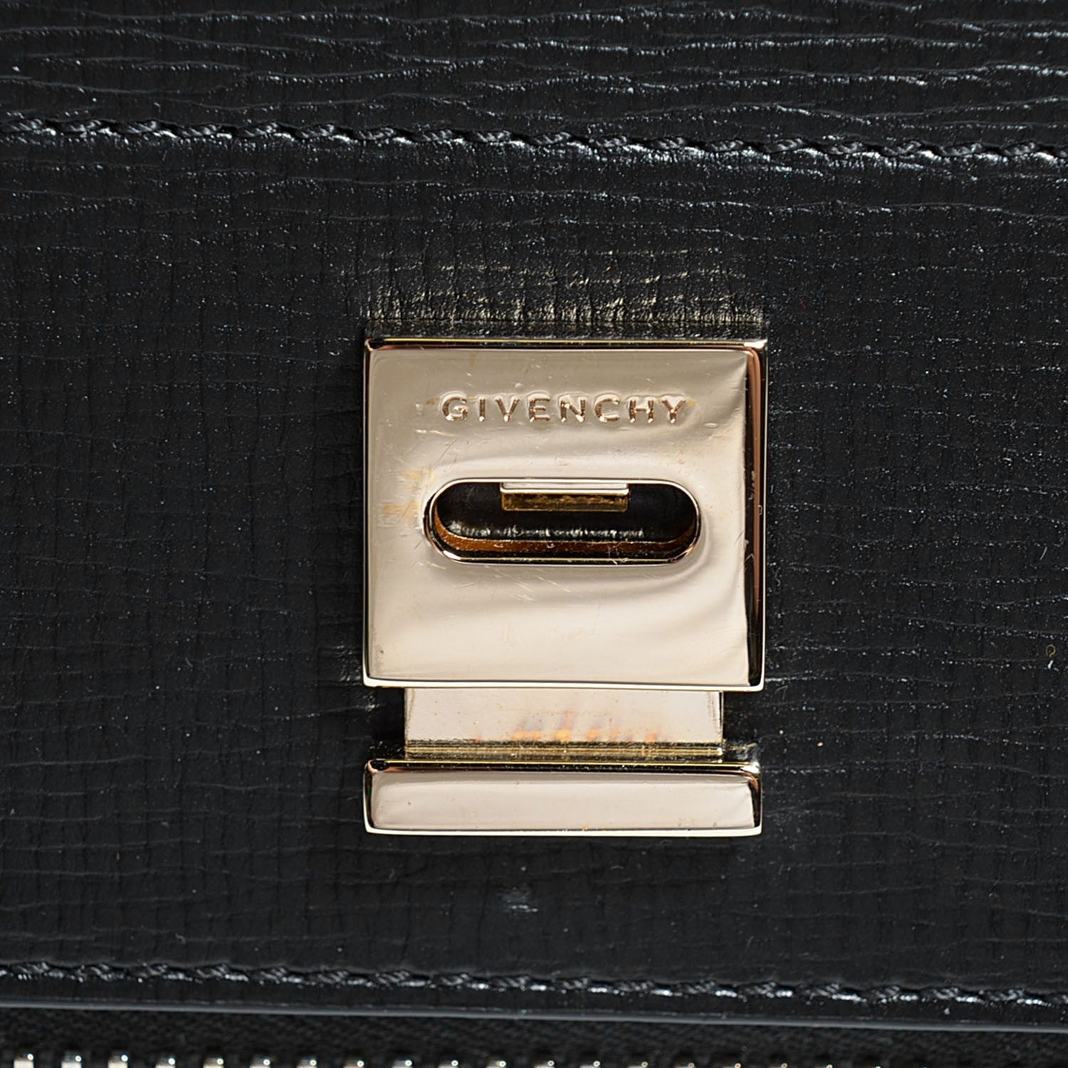 Givenchy Textured Calfskin Medium Pandora Box Crossbody Bag Black 8 of 9