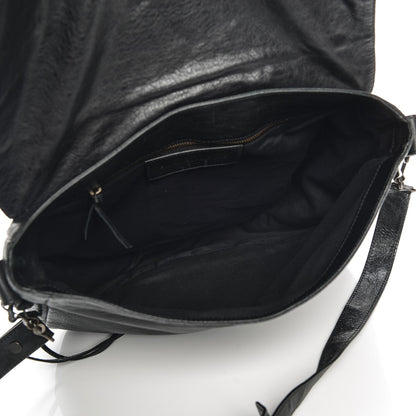 Balenciaga Agneau Folk Messenger Black 5 of 7