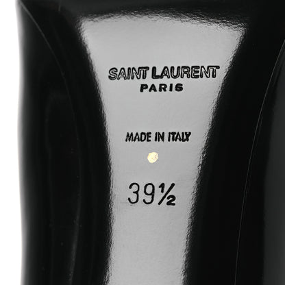 Saint Laurent Vitello Marilyn Hacker 70mm Luz Boots 39.5 Black 8 of 11