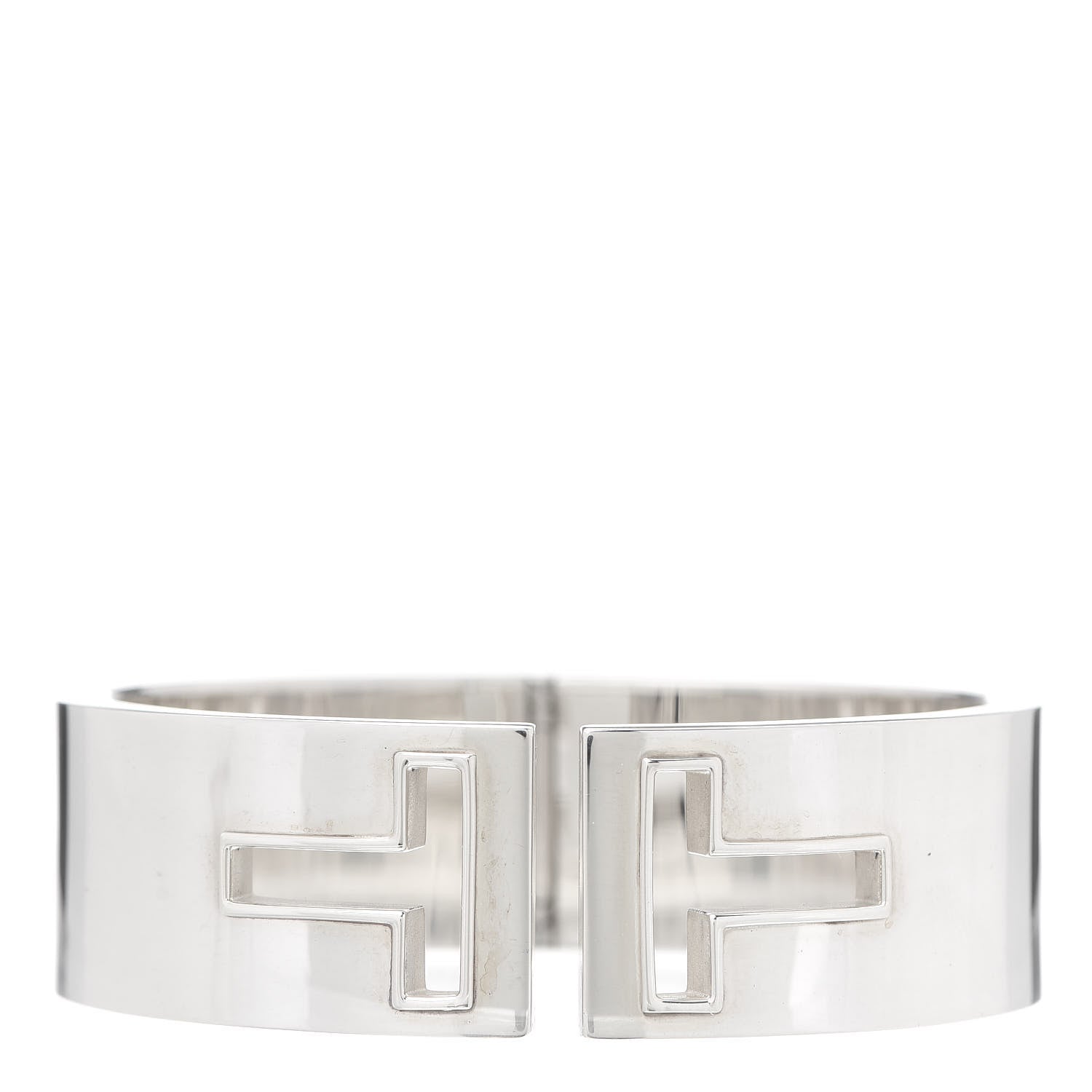 Tiffany Sterling Silver T Cutout Cuff Bracelet 1 of 5