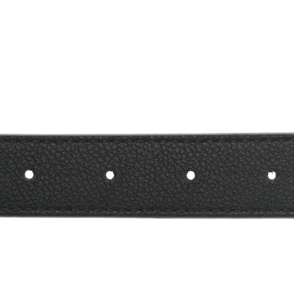 Louis Vuitton Calfskin Monogram 25mm LV Iconic Reversible Belt 90 36 Black 3 of 7