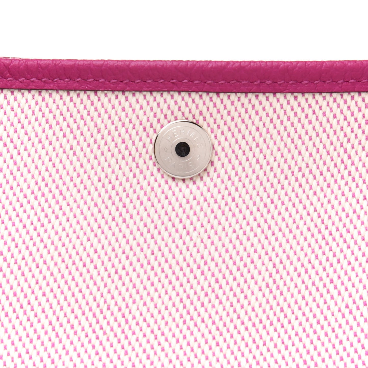 Toile Negonda Garden Party Tote 36 MM Ecru Rose Pourpre