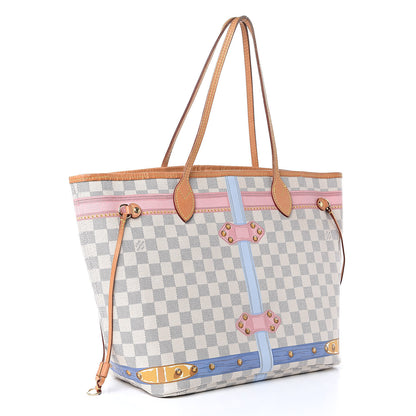Louis Vuitton Damier Azur Summer Trunks Neo Neverfull MM 3 of 18
