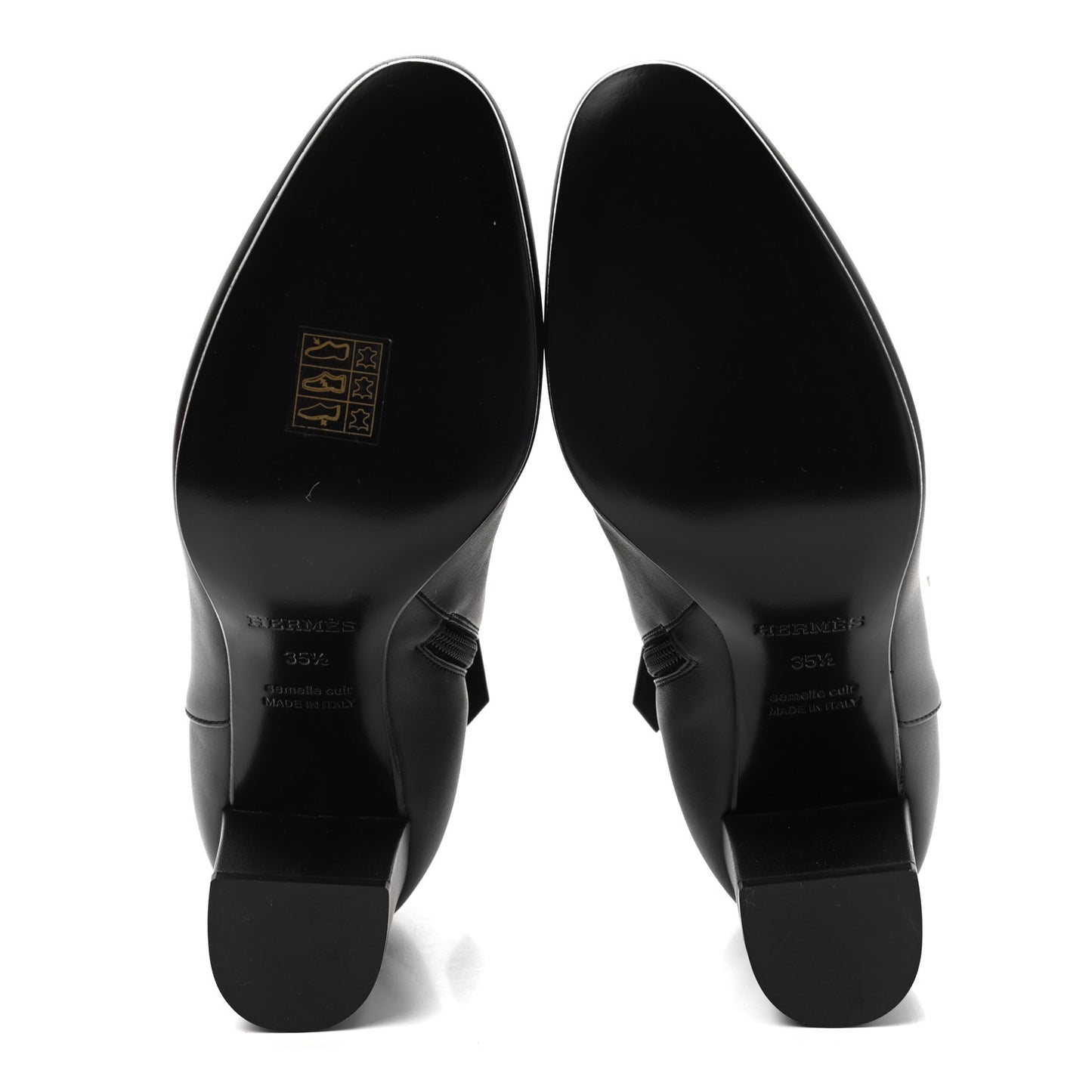 Calfskin Saint Germain Ankle Boots 35.5 Black