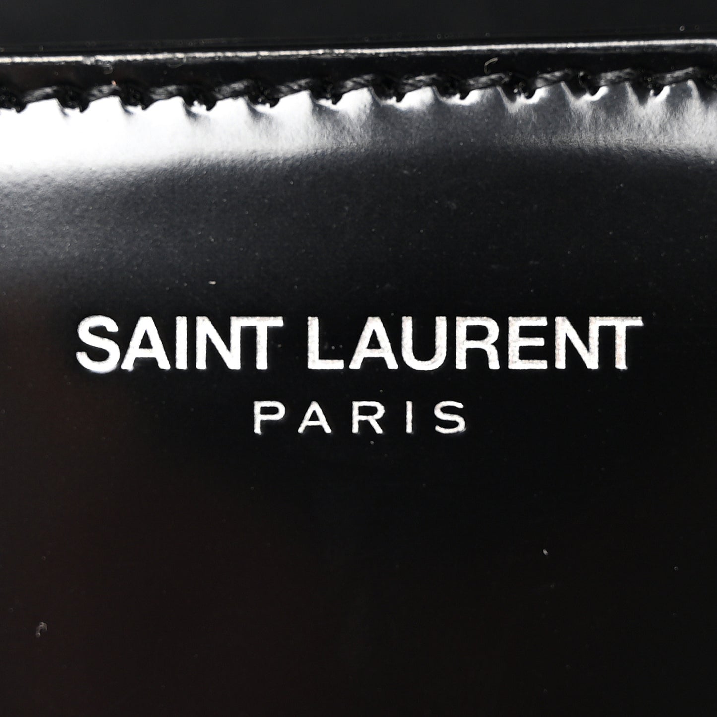 Shiny Calfskin Le Fermoir Top Handle Bag Small Black