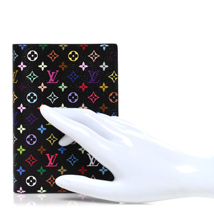 Louis Vuitton LV X TM Monogram Multicolor Passport Cover Black 2 of 7