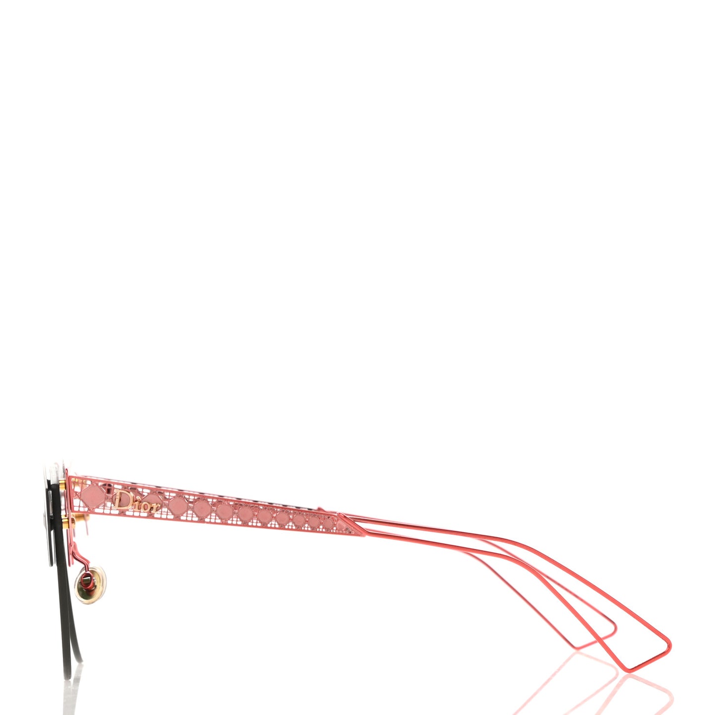 Diorama Caged Mirrored Sunglasses Pink