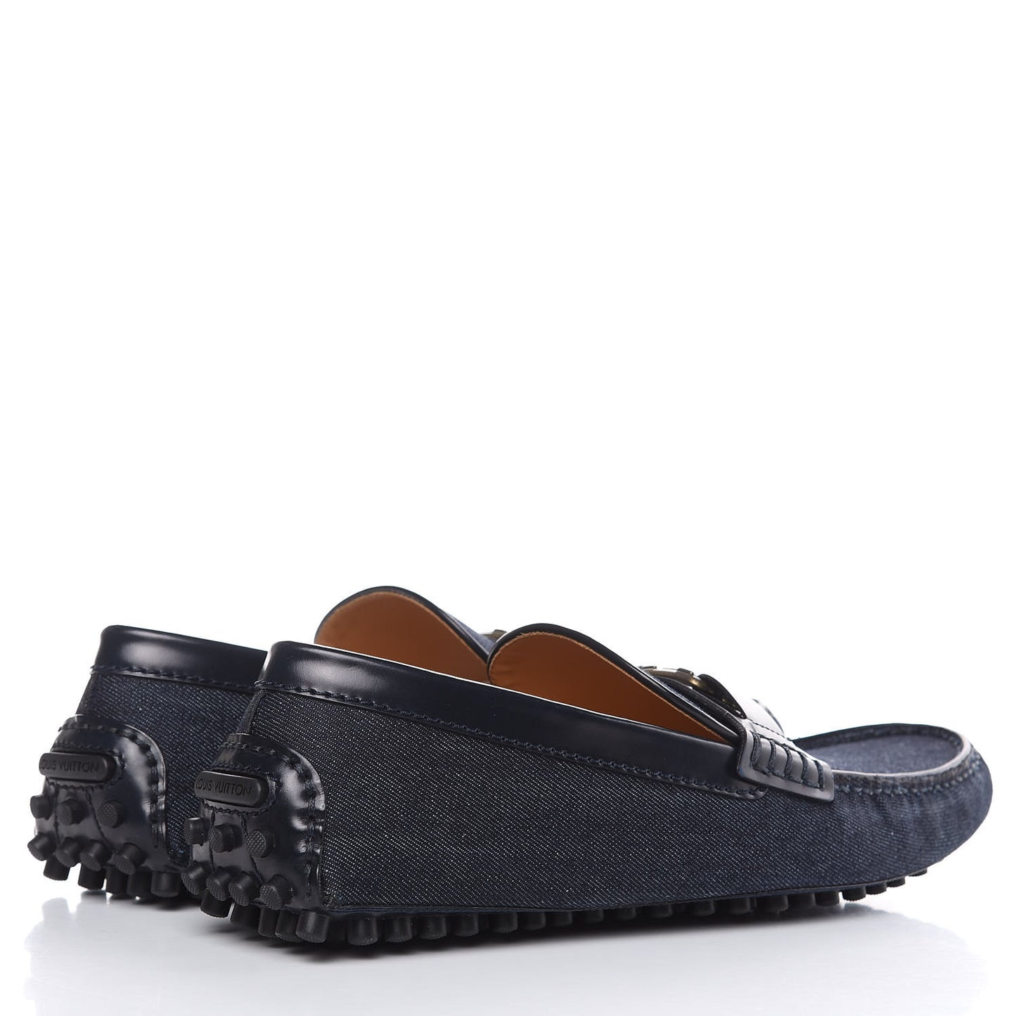 Denim Mens Hockenheim Moccasin Loafers 9 Marine
