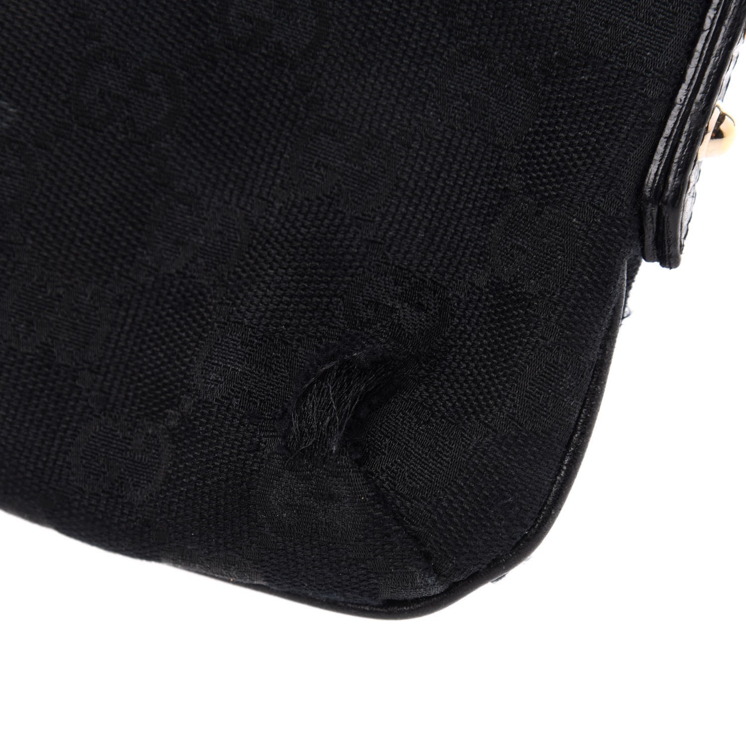 Gucci Monogram Jolicoeur Wristlet Black 13 of 14