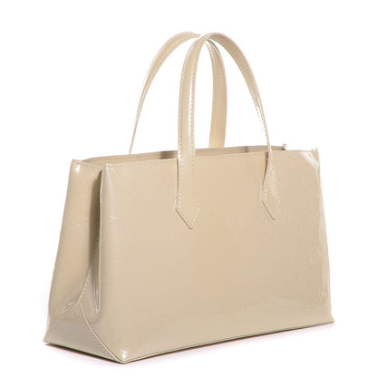 Louis Vuitton Vernis Wilshire PM Blanc Corail 3 of 7