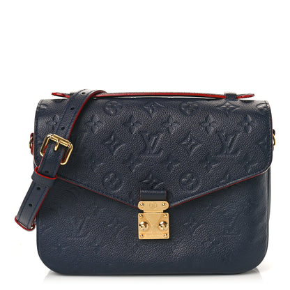 Louis Vuitton Empreinte Pochette Metis Marine Rouge 1 of 8