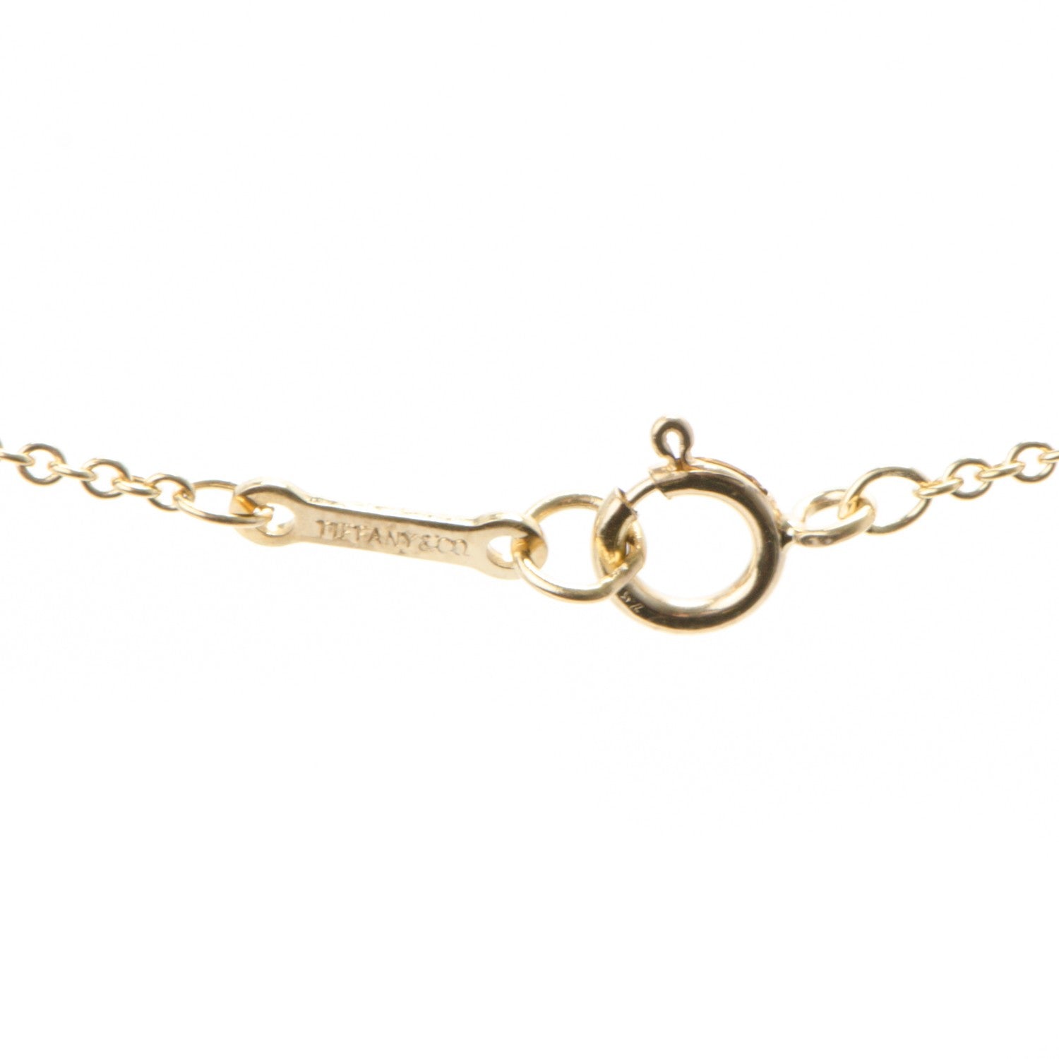 Tiffany 18K Yellow Gold Paloma Picasso X Pendant Necklace 5 of 6