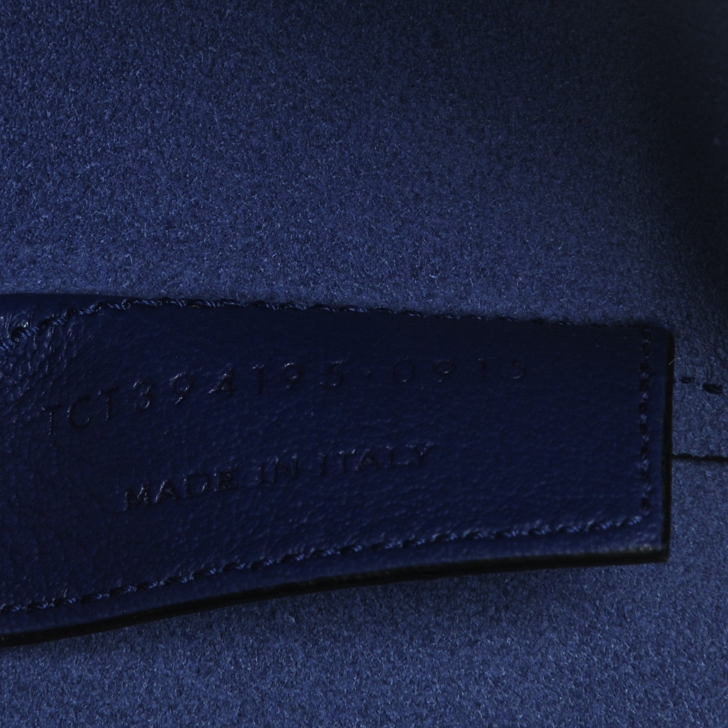 Saint Laurent Calfskin Large Shopping Tote Ultramarine 8 of 10