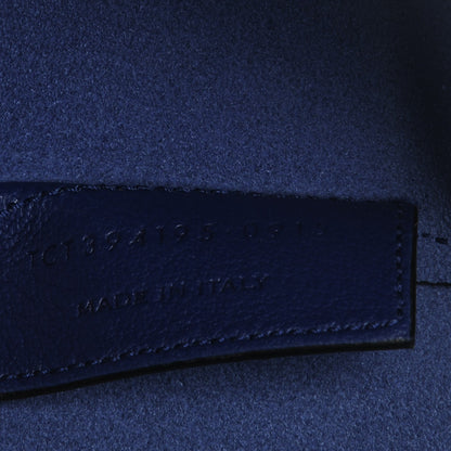 Saint Laurent Calfskin Large Shopping Tote Ultramarine 8 of 10