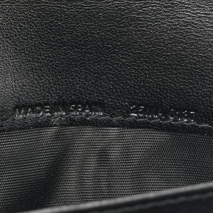 Christian Dior Grained Calfskin Cannage Lady Dior Rendezvous Chain Wallet Black 7 of 15