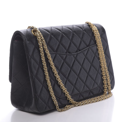 Chanel Aged Calfskin Quilted 2.55 Reissue 227 Flap Black 4 of 11