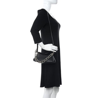 Chloe Shiny Calfskin Mini Juana Shoulder Bag Black 2 of 10