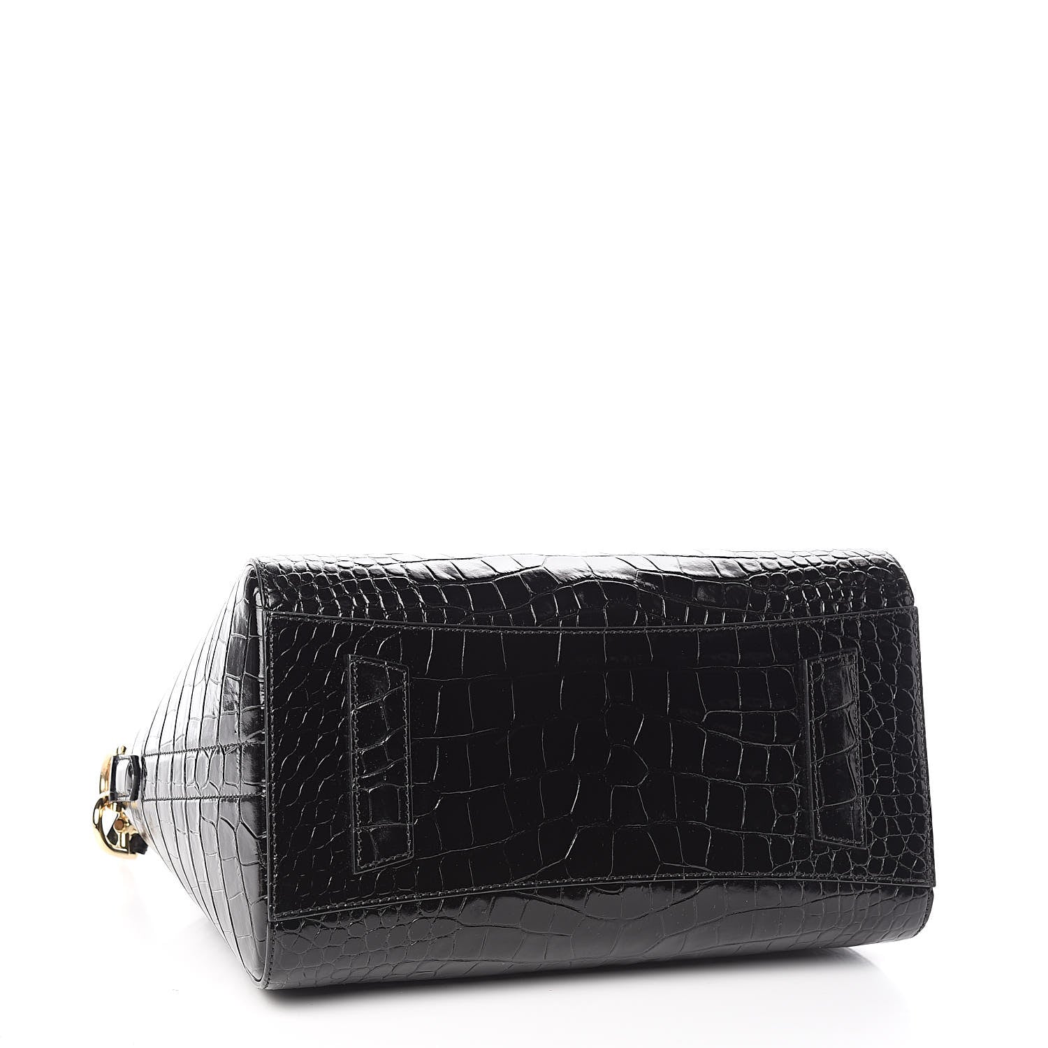 Givenchy Calfskin Crocodile Embossed Small Antigona Black 4 of 10