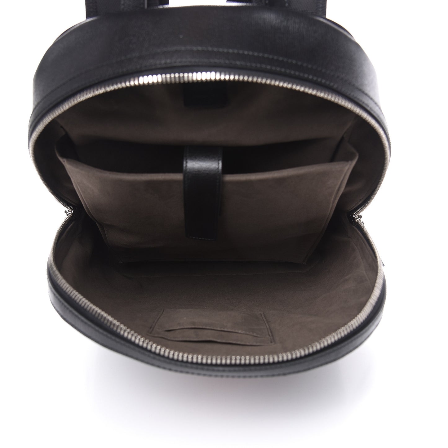 Calfskin Kingsnake Dome Backpack Black