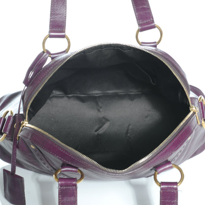 Saint Laurent Leather Large Muse Purple 7 of 7