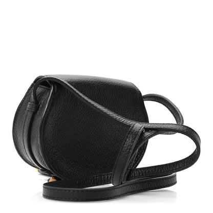 Chloe Calfskin Nano Marcie Saddle Bag Black 3 of 10
