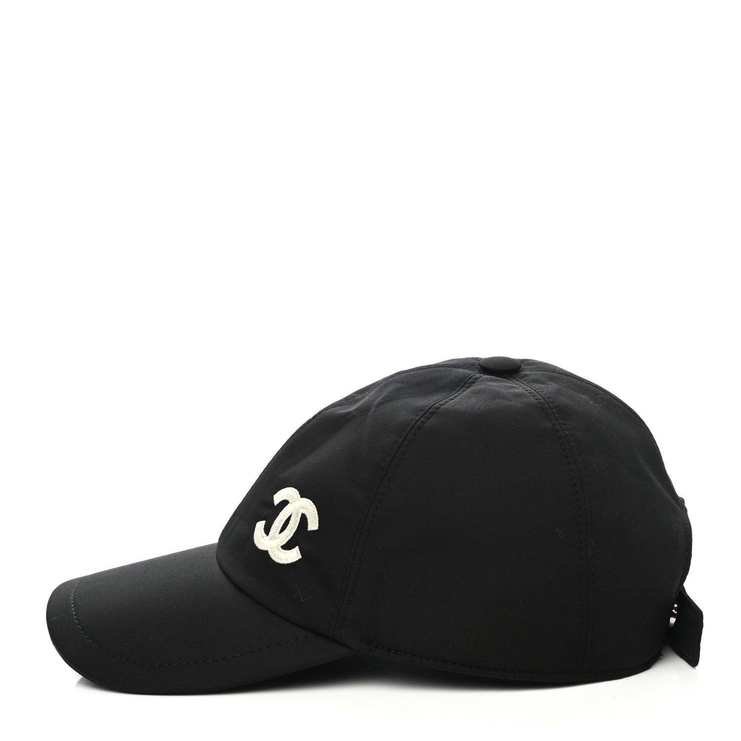 Chanel Cotton CC Cap Hat Black 4 of 8