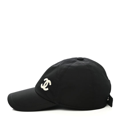 Chanel Cotton CC Cap Hat Black 4 of 8