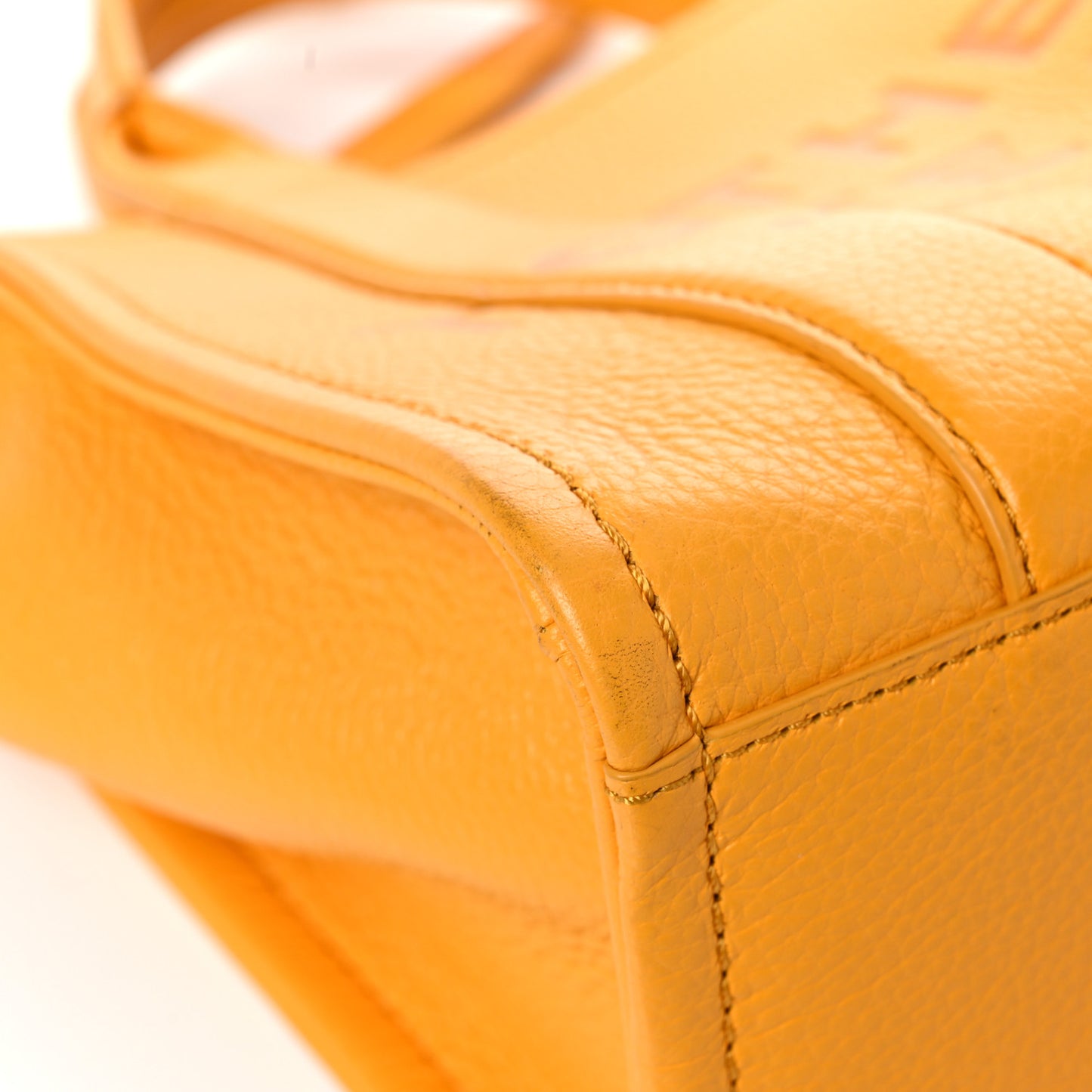 Grained Calfskin Small The Tote Bag Artisan Gold