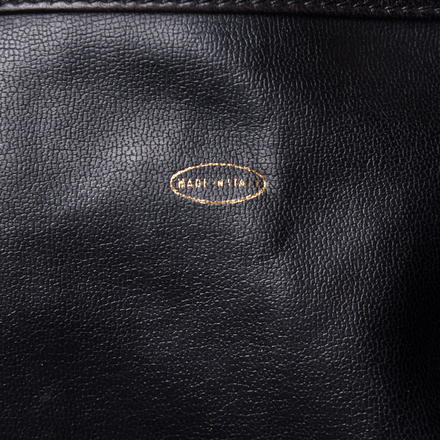 Lambskin CC Drawstring Backpack Black