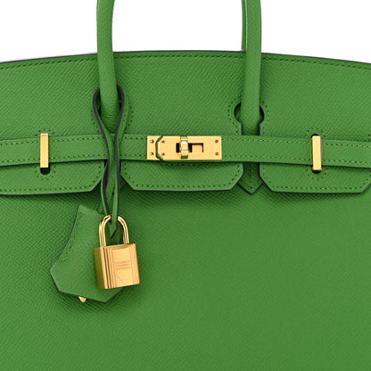 Hermes Epsom Birkin Sellier 25 Vert Yucca 8 of 11