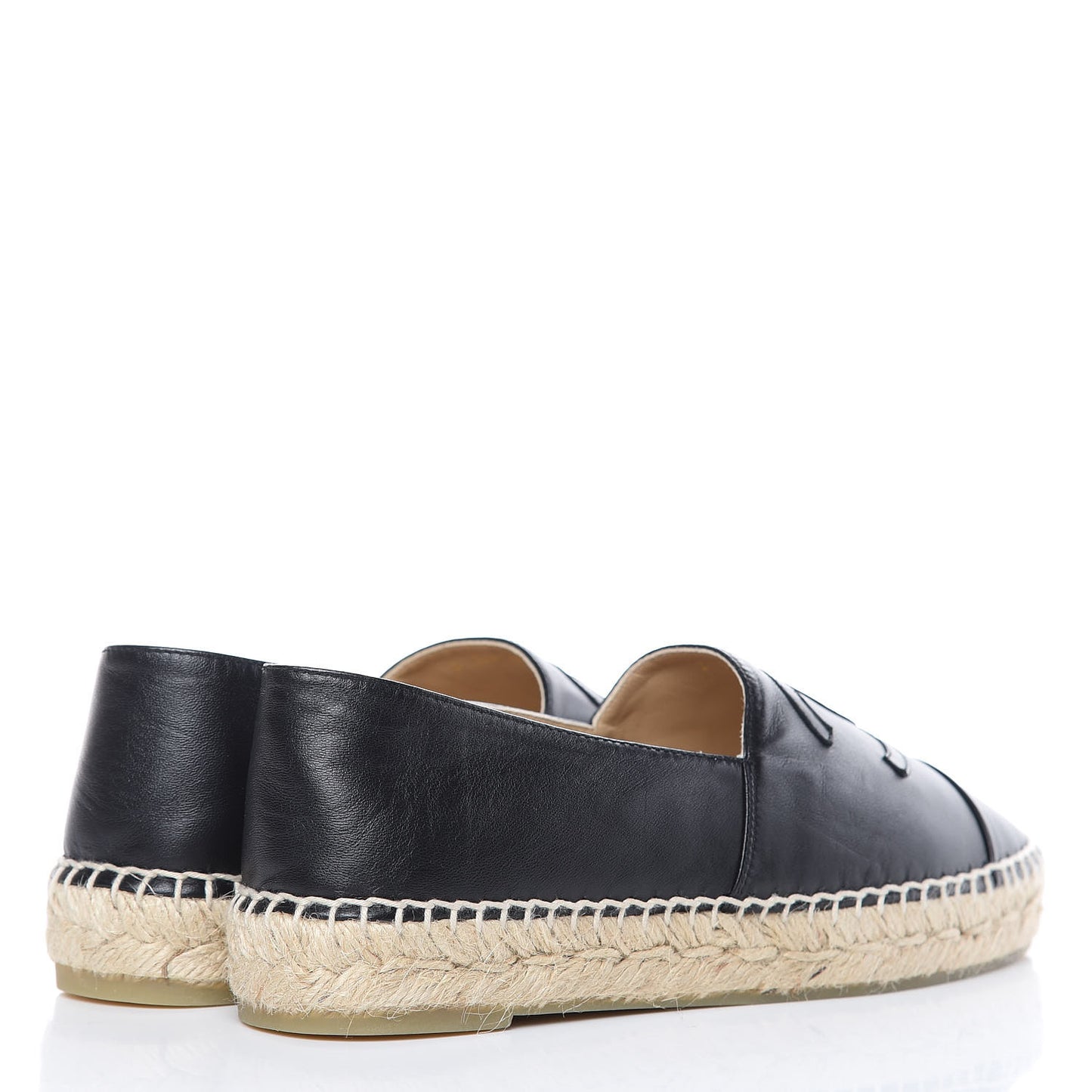 Lambskin CC Espadrilles 39 Black