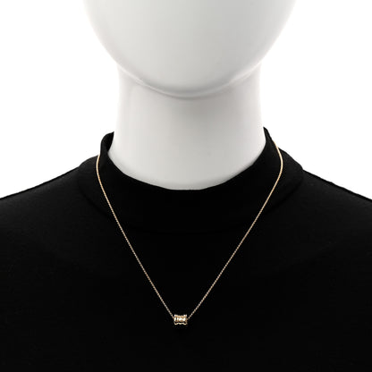 Bulgari 18K Yellow Gold Mini B.Zero1 Pendant Necklace 2 of 5