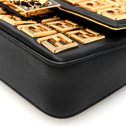 Fendi X VERSACE Calfskin Fendace FF Baguette Black 10 of 10