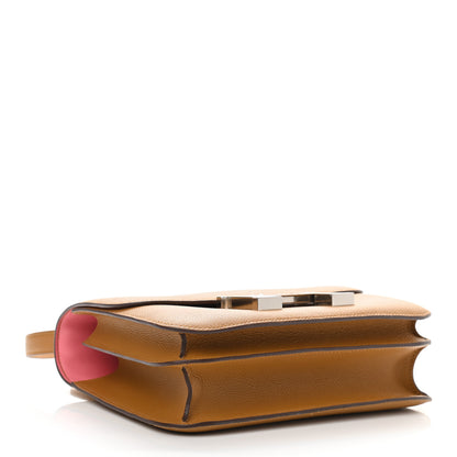 Hermes Evercolor Verso Constance 24 Caramel Rose D'Ete 3 of 10