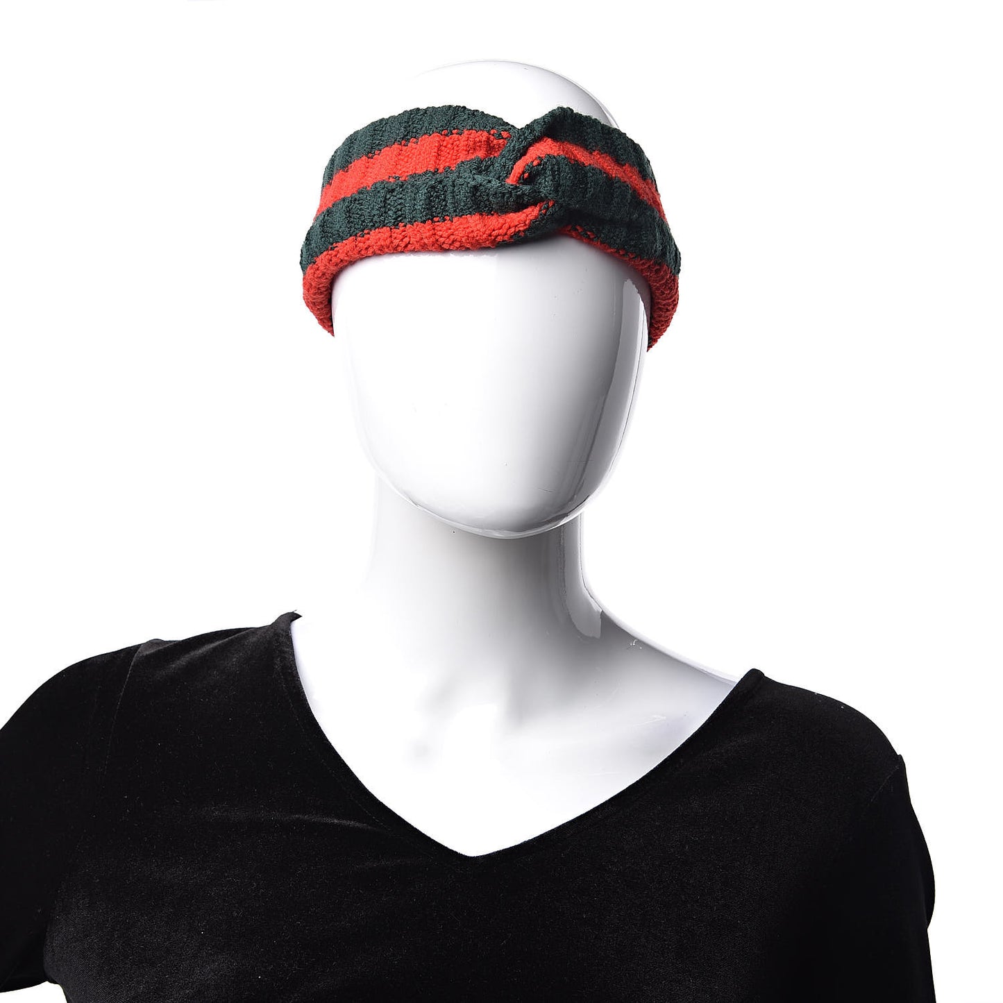 Wool Knit Web Headband M 57