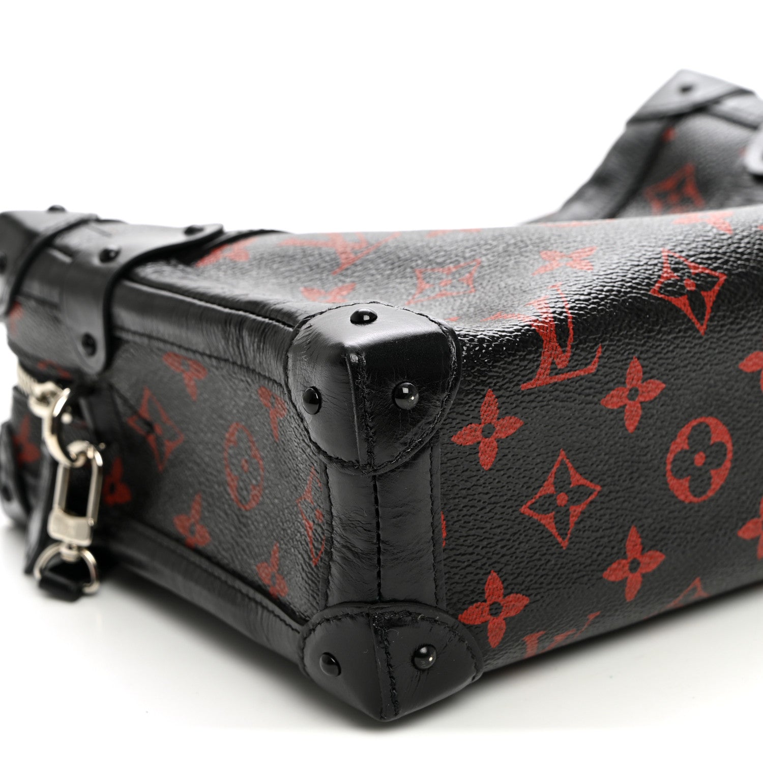 Louis Vuitton Monogram Petite Malle Soft MM Infrarouge 9 of 11