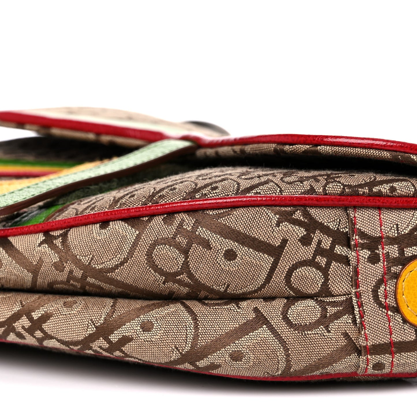 Monogram Rasta Saddle Bag Beige