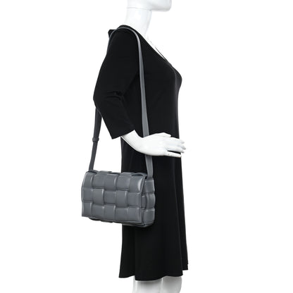 Bottega Veneta Nappa Maxi Intreccio Padded Cassette Crossbody Bag Thunder 2 of 10