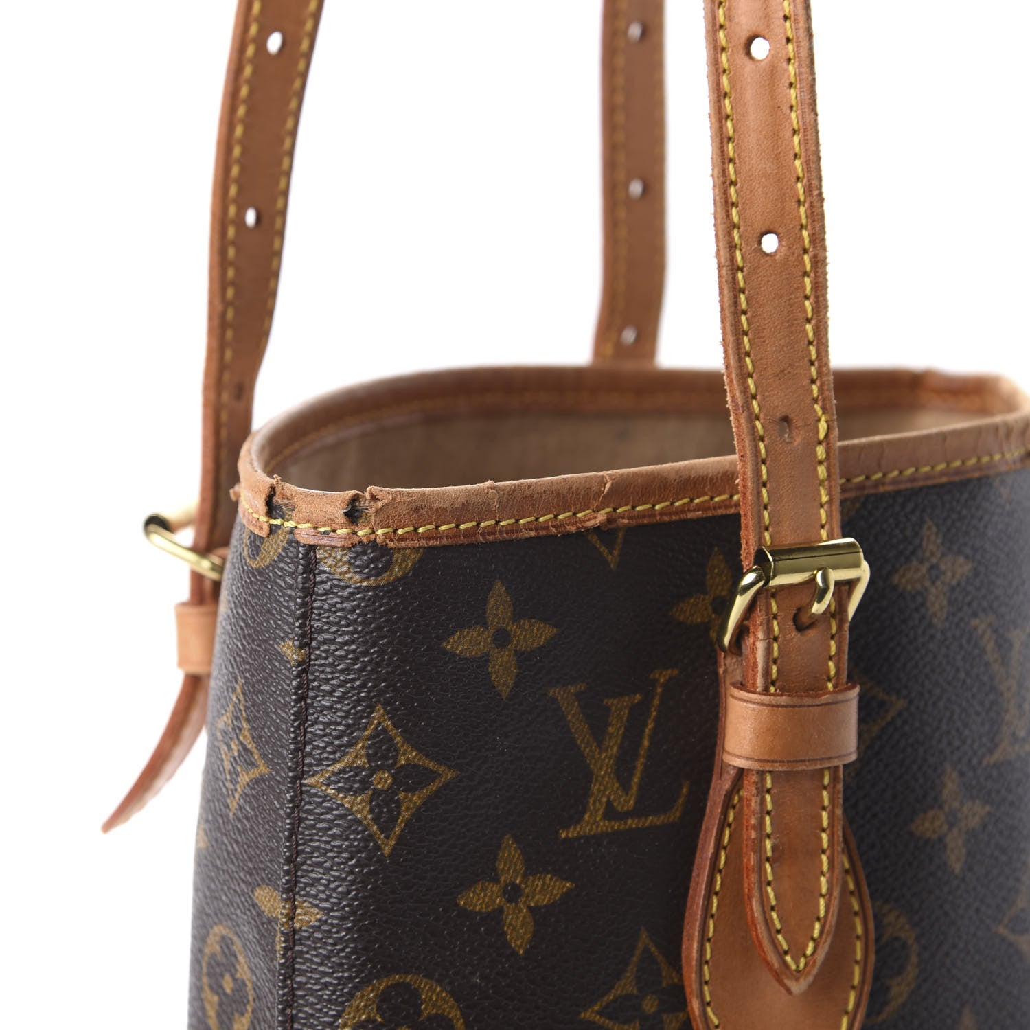 Louis Vuitton Monogram Petit Bucket 23 11 of 13
