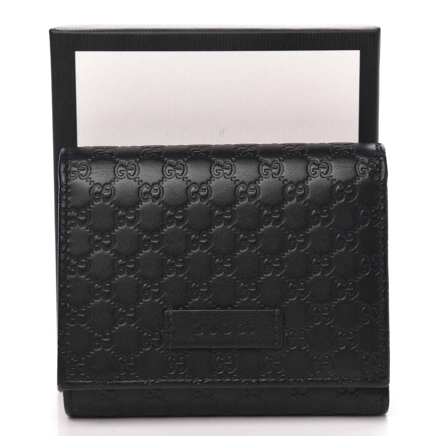 Gucci Microguccissima Flap Wallet Black 8 of 8