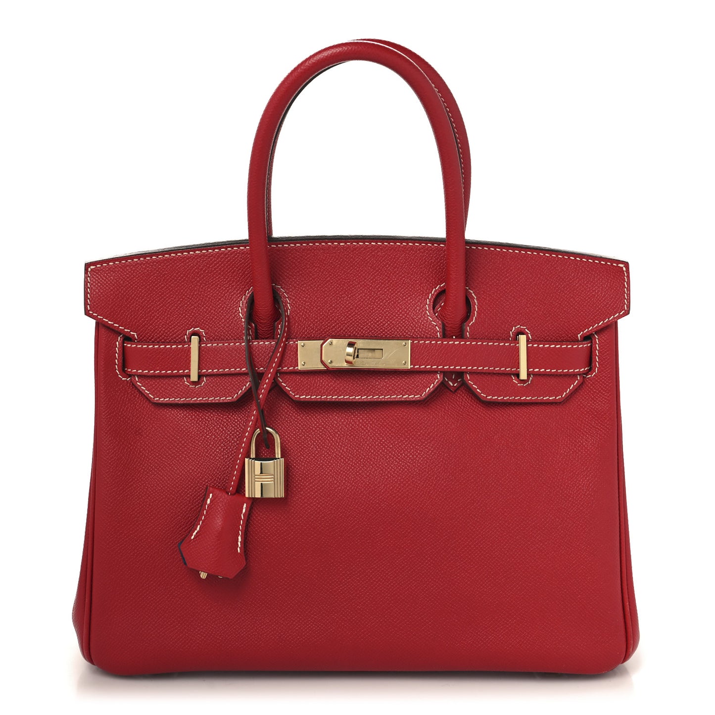 Epsom Candy Birkin 30 Rouge Casaque Bleu Thalassa