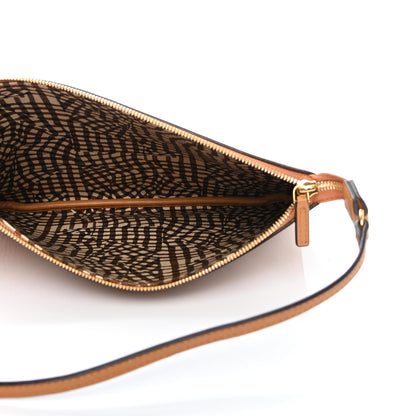 MCM Visetos Liz Shopper Tote Pouch Cognac 5 of 7