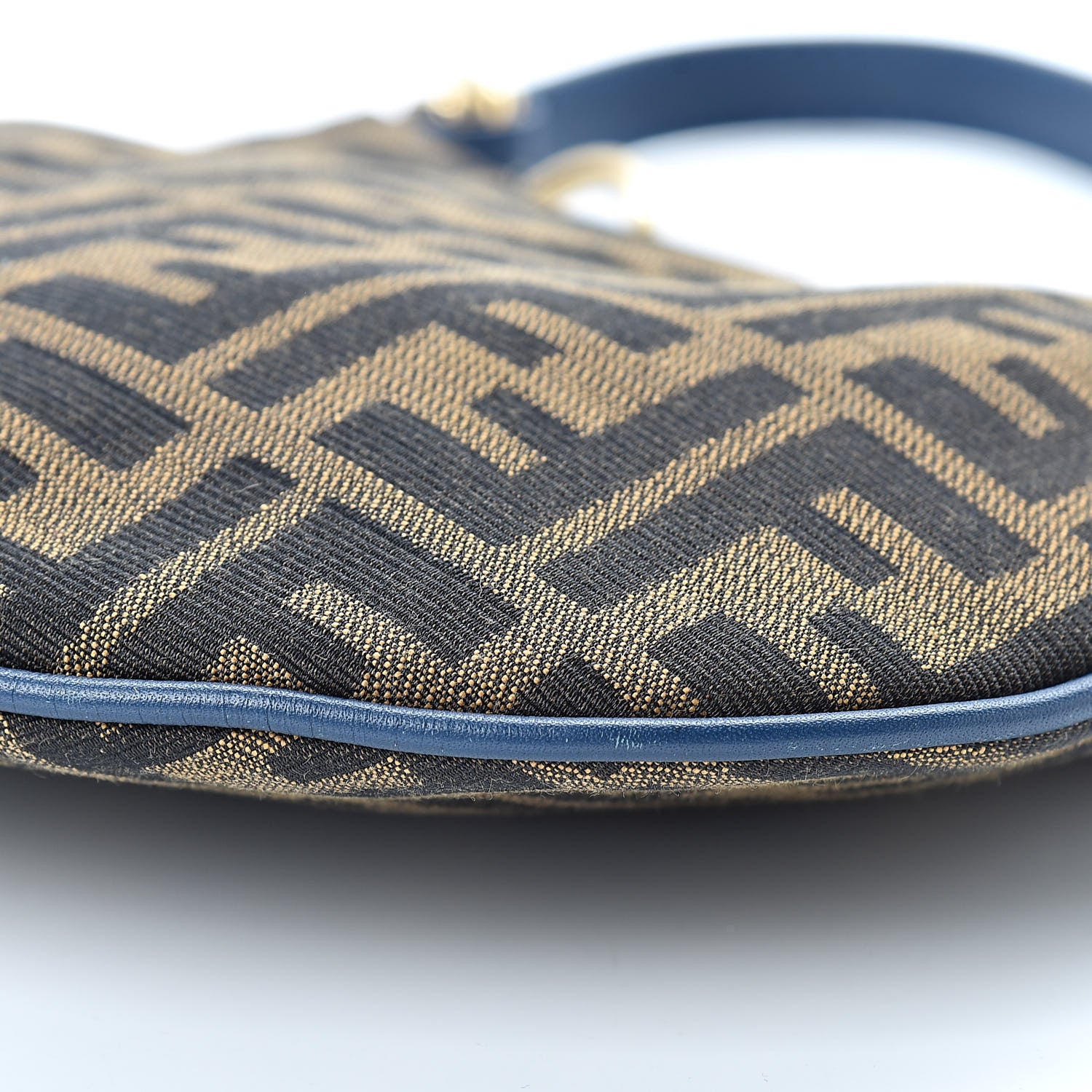 Fendi Zucca Small Hobo Tobacco Petrolio 10 of 10