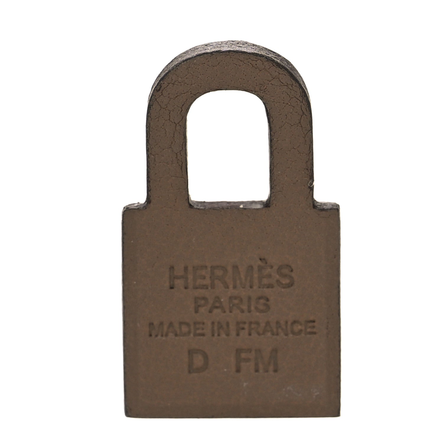 Hermes Palladium Swift O'Kelly Earrings Etoupe 4 of 4