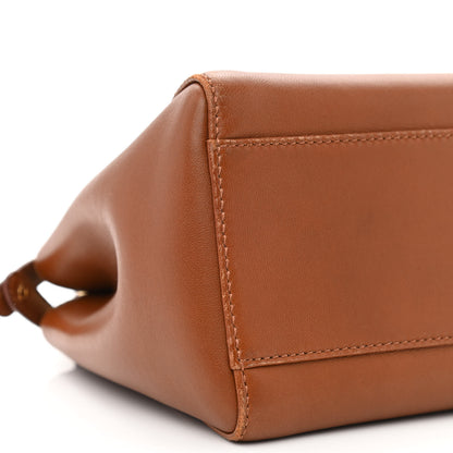 Fendi Nappa Mini Peekaboo Iconic Satchel Corteccia 10 of 11