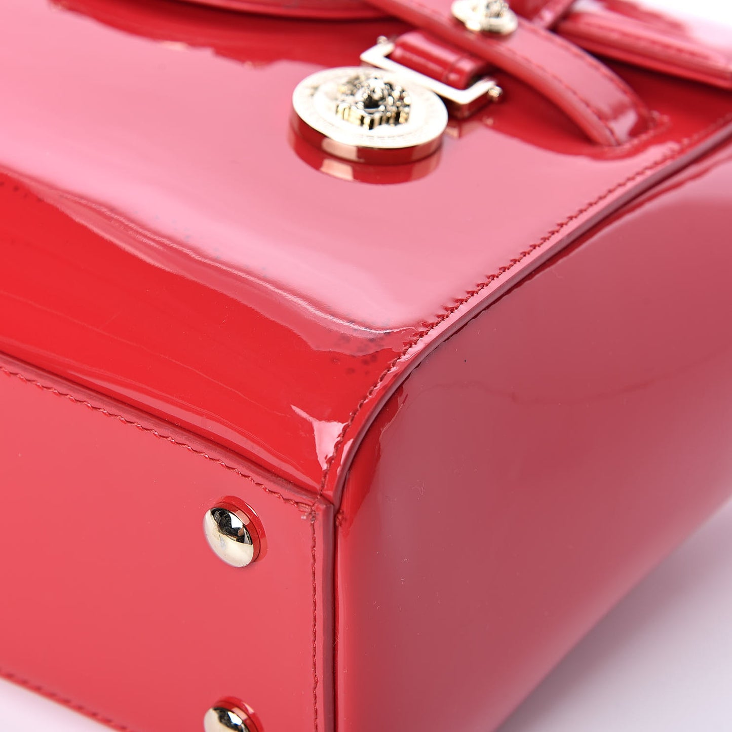 Patent Small Signature Bag Red